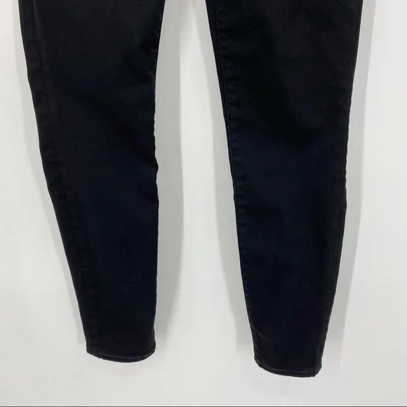 J. Crew 10" Highest-Rise Toothpick Jean in True Black Stretchy Size 28 - Picture 5 of 12